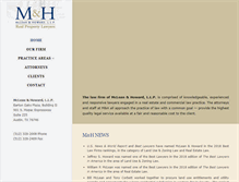 Tablet Screenshot of mcleanhowardlaw.com